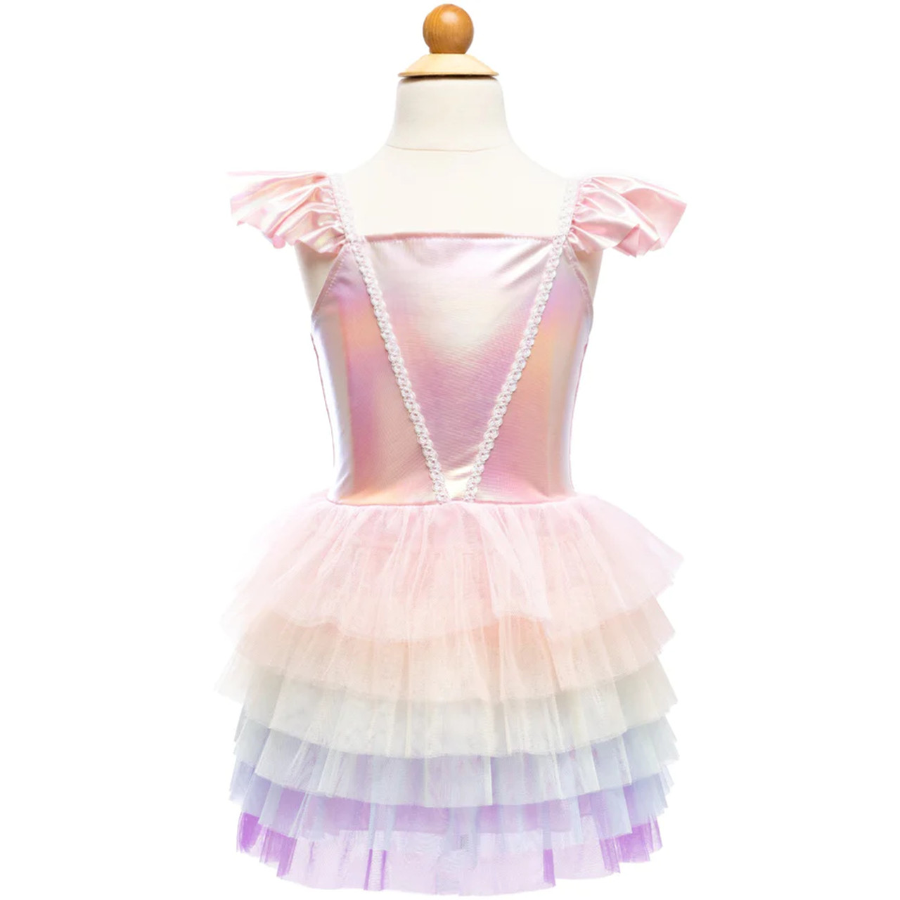 rainbow tulle dress